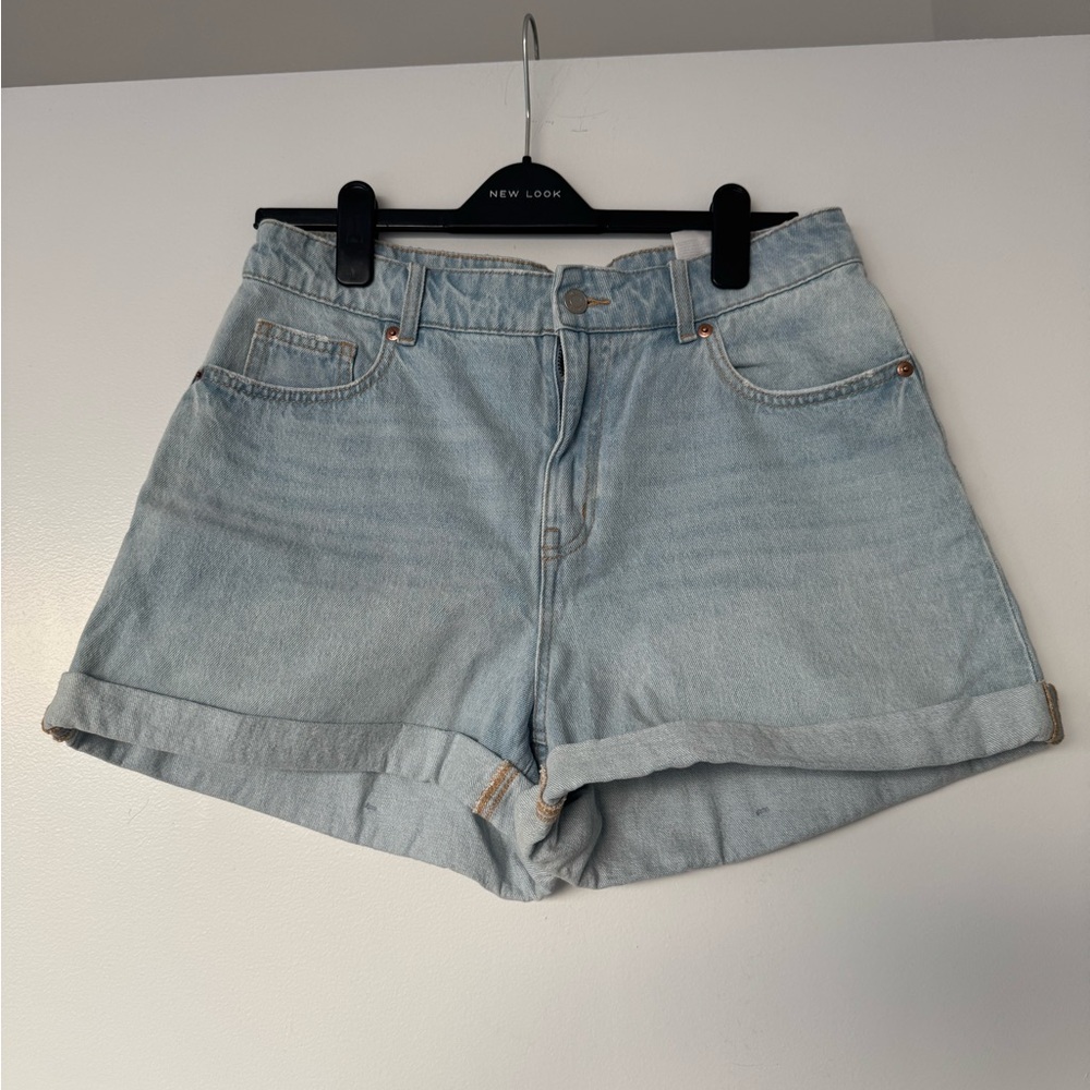 H&M Light Blue “Mom” style Denim Shorts